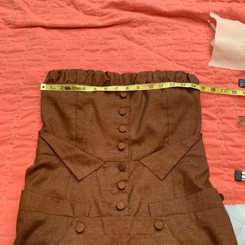 L.A.M.B. Vintage Corset Dress Size 8 - Picture 12 of 15